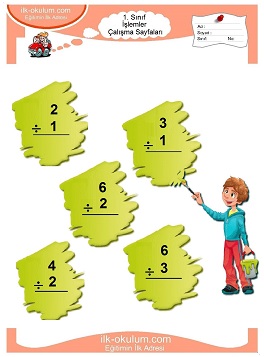 Çocuklar İçin toplam işlemi yaprak testleri 